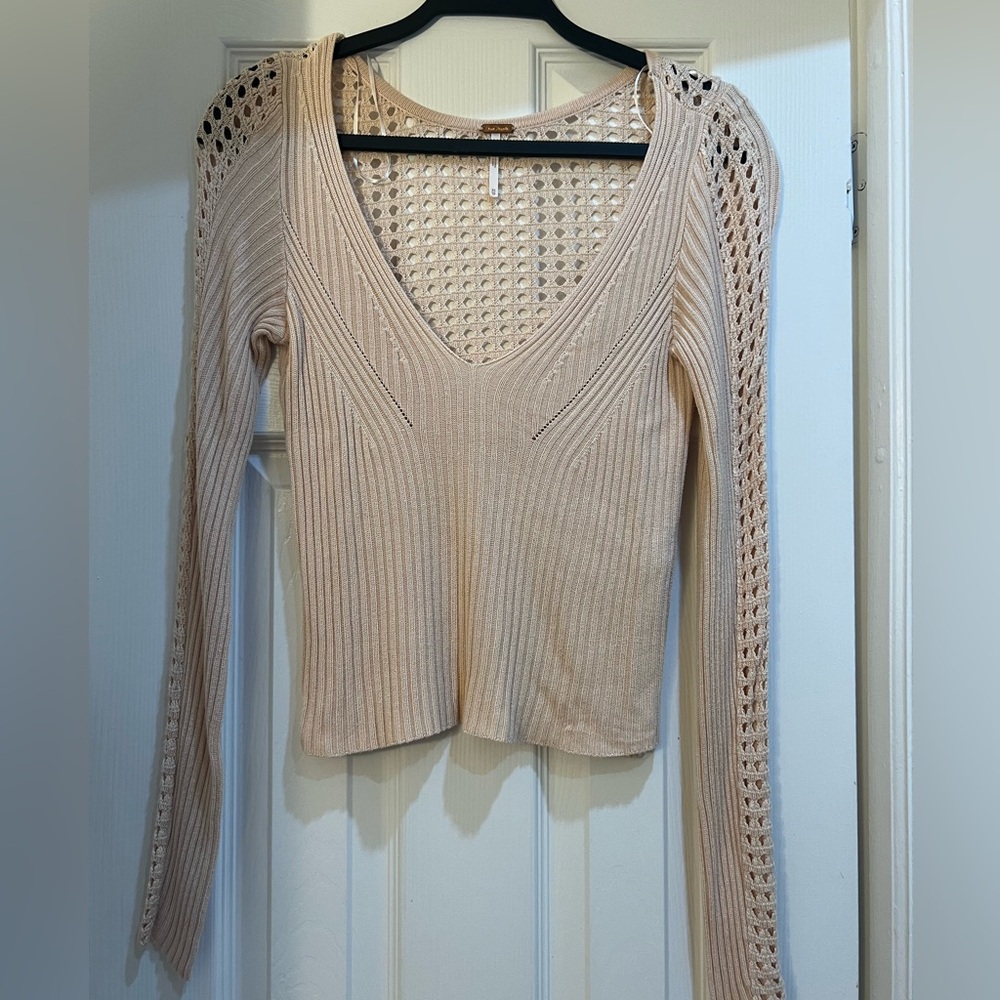 Free People V Neck Sweater